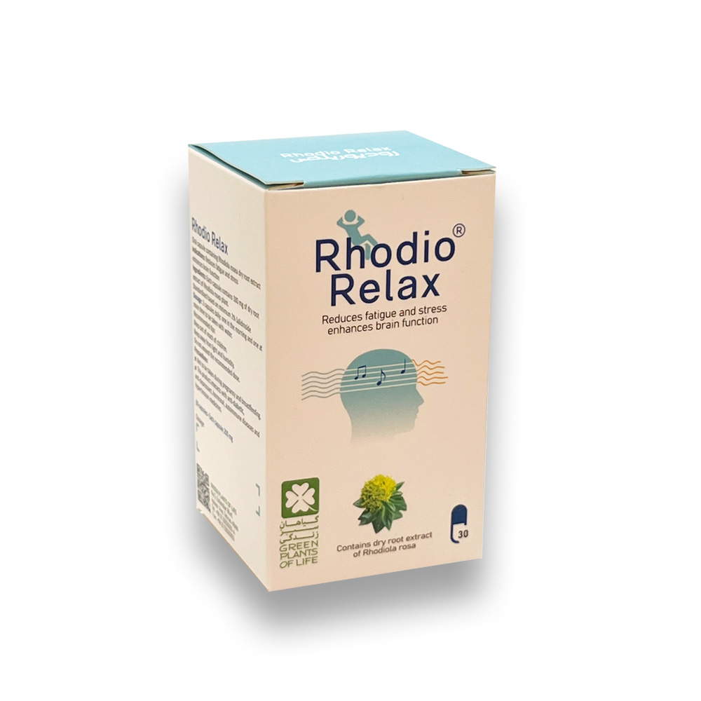 RhodioRelax ,قاخیهخقثمشط ,رودیوریلکس ,v,nd,vdg;s , داروی گیاهی کاهش خستگس و ضد استرس , شرکت گیاهان سبز زندگی GPL